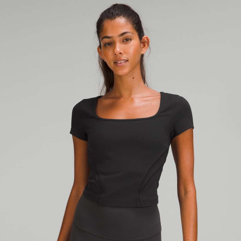 Lululemon Square Neck Mesh & Nulu Shirt 4
